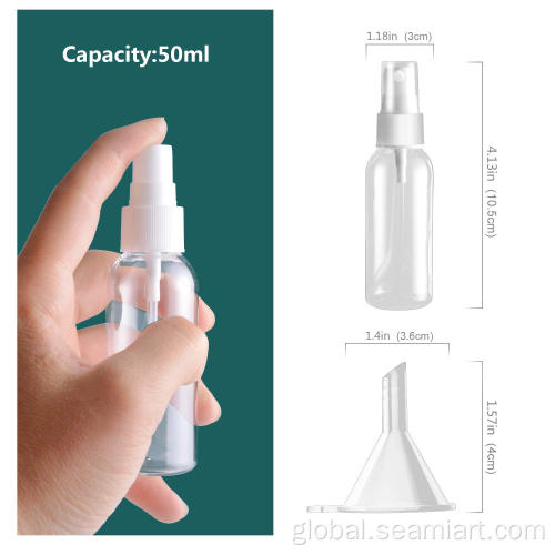 Stationery Dovetail Clip Empty Fine mist Plastic make up spray bottle Manufactory
